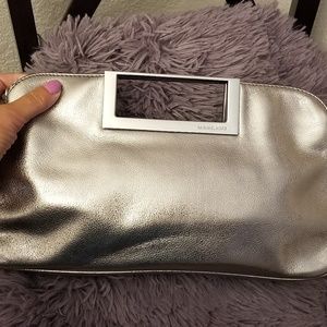 Michael Kors Berkley Large Clutch Silver